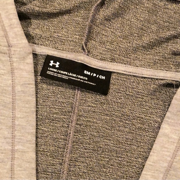 Under Armour Gray Open Cardigan Wrap - Small - Picture 4 of 11